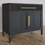 Буфет Primo с двумя ящиками и двумя фасадами Черный дуб варинант исполнения - 3 | Loft Concept в Тюмени