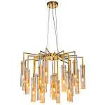 Люстра со стеклянными цилиндрическими плафонами Luminous Cylinders Amber варинант исполнения - 5 | Loft Concept в Тюмени