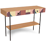 Консоль с принтом на ящиках Elise Console Table варинант исполнения - 16 | Loft Concept в Тюмени