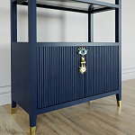 Стеллаж со стеклянными полками Elsa Dreams Blue варинант исполнения - 2 | Loft Concept в Тюмени