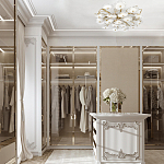 Потолочная люстра круглая ветвистыми бронзовыми элементами и стеклянными рифлеными дисками Textured Glass Chandelier варинант исполнения - 7 | Loft Concept в Тюмени