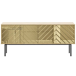 Длинная тумба с зеркальным декором Serena варинант исполнения - 2 | Loft Concept в Тюмени