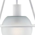 Бра белое с матовым стеклянным плафоном в форме шара White Lighthouse варинант исполнения - 1 | Loft Concept в Тюмени