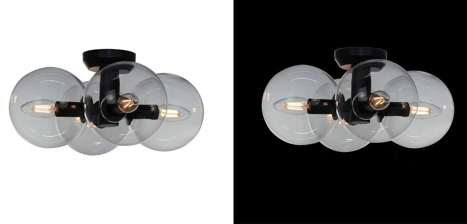 Потолочный светильник Modo 4 Globes Ceiling Lamp 30 Потолочный светильник Modo 4 Globes Ceiling Lamp 30 - Loft-Concept в Тюмени