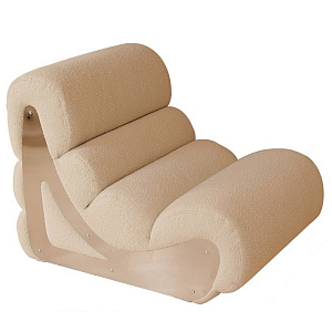 Кресло мягкое без подлкотников White Sheepskin Armchair