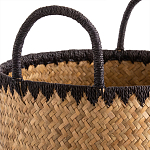 Плетеная корзина для белья с ручками Nyimbo Wicker Basket варинант исполнения - 3 | Loft Concept в Тюмени