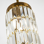 Многоярусная люстра с прямоугольными хрустальными подвесками Allard Crystal Chandelier 3 варинант исполнения - 2 | Loft Concept в Тюмени