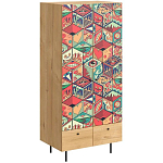 Шкаф с принтом Dominoes варинант исполнения - 1 | Loft Concept в Тюмени