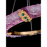 Люстра в форме кольца розовая Warm Pink Light варинант исполнения - 4 | Loft Concept в Тюмени