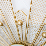 Часы настенные из металла в виде солнца с белым циферблатом Mirror Tower Clock варинант исполнения - 2 | Loft Concept в Тюмени