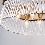 Люстра подвесная овальная со стеклянными трубками Длина 100 см Nembus варинант исполнения - 5 | Loft Concept в Тюмени