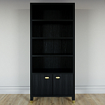 Книжный Стеллаж Elsa Dreams Black с задней стенкой варинант исполнения - 5 | Loft Concept в Тюмени