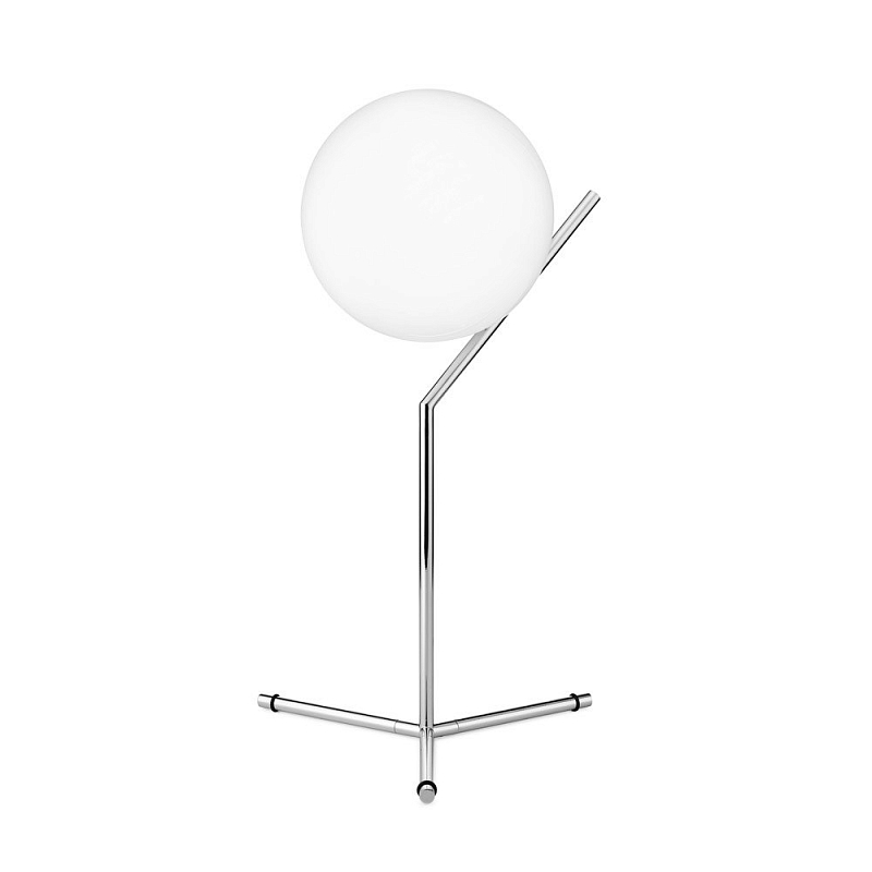 Настольная лампа Flos IC Lights T Chrome Хром Белый в Тюмени | Loft Concept 