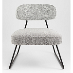 Кресло лаунж Kate букле серый варинант исполнения - 4 | Loft Concept в Тюмени