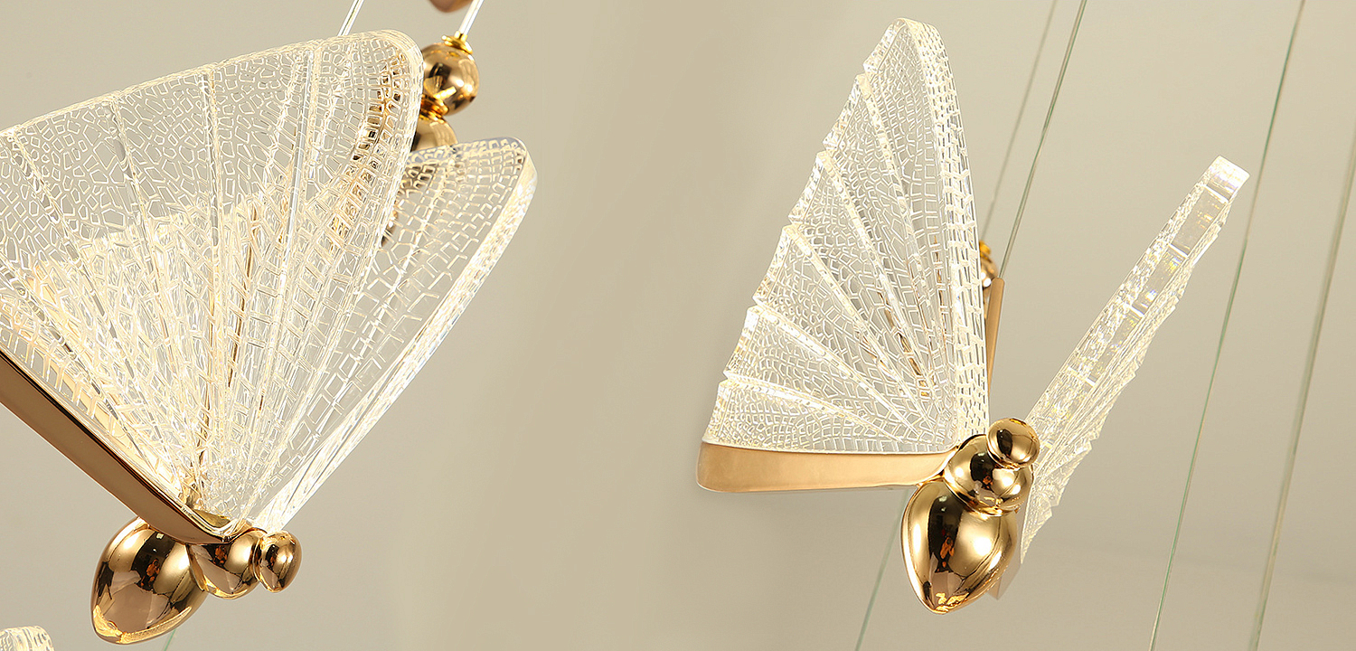Люстра Glass butterfly chandelier A Люстра Glass butterfly chandelier A - Loft-Concept в Тюмени
