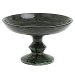 Фруктовница большая из натурального камня Змеевик Шабровский Natural Stone Fruit Bowls варинант исполнения - 1 | Loft Concept в Тюмени