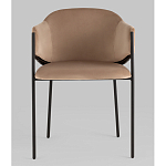 Стул Brace велюр капучино варинант исполнения - 4 | Loft Concept в Тюмени