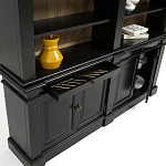 Витрина из массива сосны Sterling Showcase Black варинант исполнения - 5 | Loft Concept в Тюмени