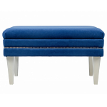 Мягкая банкетка с зоной для хранения Casket Blue варинант исполнения - 1 | Loft Concept в Тюмени