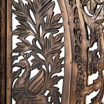 Ширма с  орнаментом ручная резьба Indian Antique Furniture варинант исполнения - 4 | Loft Concept в Тюмени