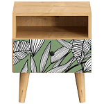 Прикроватная тумба с изображением на ящике Elise Nightstand варинант исполнения - 18 | Loft Concept в Тюмени