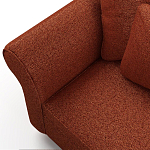 Мебельная ткань Шенилл терракотовый цвет 138 см T4-44 варинант исполнения - 3 | Loft Concept в Тюмени