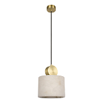 Подвесной светильник с круглым мраморным плафоном Marble square варинант исполнения - 1 | Loft Concept в Тюмени