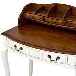 Стол-бюро из массива дерева Montmartre Provence White Desk варинант исполнения - 2 | Loft Concept в Тюмени