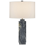 Настольная лампа с корпусом из серого мрамора Breathtaking View варинант исполнения - 3 | Loft Concept в Тюмени