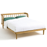 Кровать из массива дуба с пружинным блоком Mateta варинант исполнения - 1 | Loft Concept в Тюмени