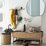 Плетеная корзина для белья с ручками Nyimbo Wicker Basket варинант исполнения - 4 | Loft Concept в Тюмени