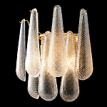 Бра с подвесками из рифленного стекла в форме капель Textured Glass варинант исполнения - 1 | Loft Concept в Тюмени
