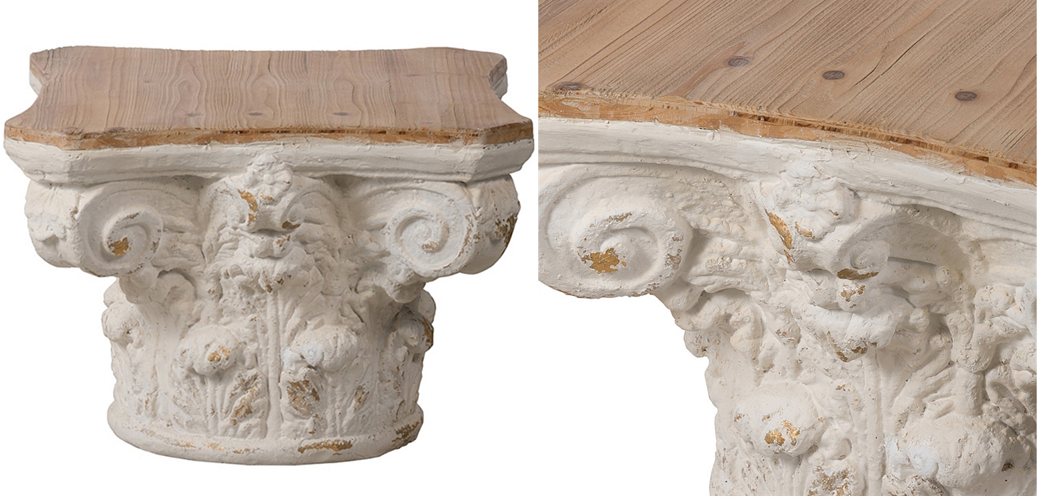 Приставной стол Ancient Roman Column Side Table Приставной стол Ancient Roman Column Side Table - Loft-Concept в Тюмени