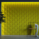 Гипсовая 3D Панель DRAGON SCALE - B варинант исполнения - 2 | Loft Concept в Тюмени