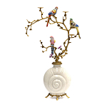 Подсвечник с декором из птиц на ветвях Birds of Paradise варинант исполнения - 1 | Loft Concept в Тюмени