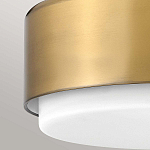 Потолочный светильник круглой формы с белым матовым плафоном Hinkley варинант исполнения - 2 | Loft Concept в Тюмени