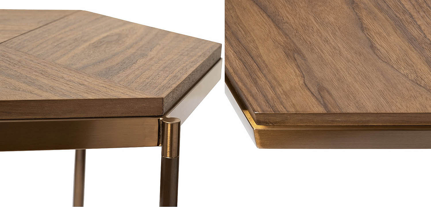 Приставной стол Hexagonal Side Table Приставной стол Hexagonal Side Table - Loft-Concept в Тюмени