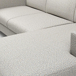 Мебельная ткань Шенилл серо-голубой цвет 142 см T4-47 варинант исполнения - 12 | Loft Concept в Тюмени