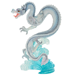 Декоративная статуэтка Дракон White Blue Water Dragon Statuette варинант исполнения - 1 | Loft Concept в Тюмени