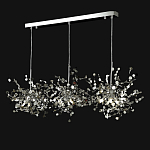 Люстра подвесная из трех частей с металлическими круглыми элементами Terzani Argent варинант исполнения - 9 | Loft Concept в Тюмени