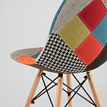 Стул с обивкой в технике пэчворк DSW варинант исполнения - 6 | Loft Concept в Тюмени