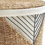 Плетеная корзина для белья Juste Wicker Basket варинант исполнения - 4 | Loft Concept в Тюмени