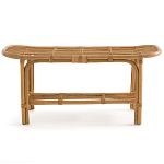 Скамья из ротанга с подушкой Manlio Rattan Bench варинант исполнения - 5 | Loft Concept в Тюмени