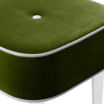 Квадратный мягкий пуф на белых ножках Winton Pouf Square варинант исполнения - 2 | Loft Concept в Тюмени