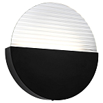 Бра в форме диска Leone Round Wall Lamp Black варинант исполнения - 1 | Loft Concept в Тюмени