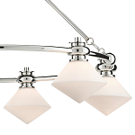 Люстра с ромбовидными плафонами Pointed Diamond Shade варинант исполнения - 1 | Loft Concept в Тюмени