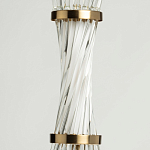 Подвесной светильник с цилиндрическим плафоном из прозрачных стеклянных трубок Nembus варинант исполнения - 7 | Loft Concept в Тюмени