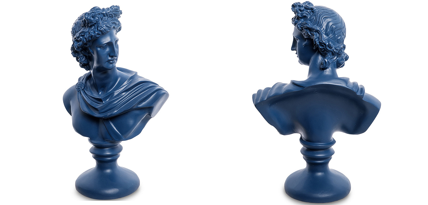 Статуэтка Bust David blue Статуэтка Bust David blue - Loft-Concept в Тюмени