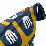 Чехол на подушку с двусторонним принтом и кисточками Ophelia Grove варинант исполнения - 3 | Loft Concept в Тюмени