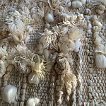 Круглый Вязанный Гобелен Абстракция Breath of Mist Wall Hanging варинант исполнения - 1 | Loft Concept в Тюмени